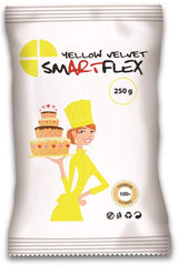 Fondant Yellow Velvet, 250 g Naty Shop Pasta cukrowa 250 G (1 opakowanie)