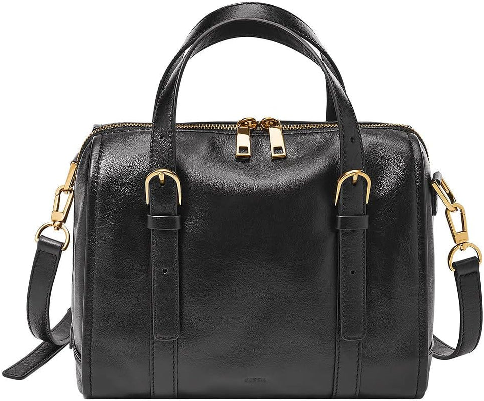 Torby damskie Fossil Carlie Satchel Naty Shop czarne