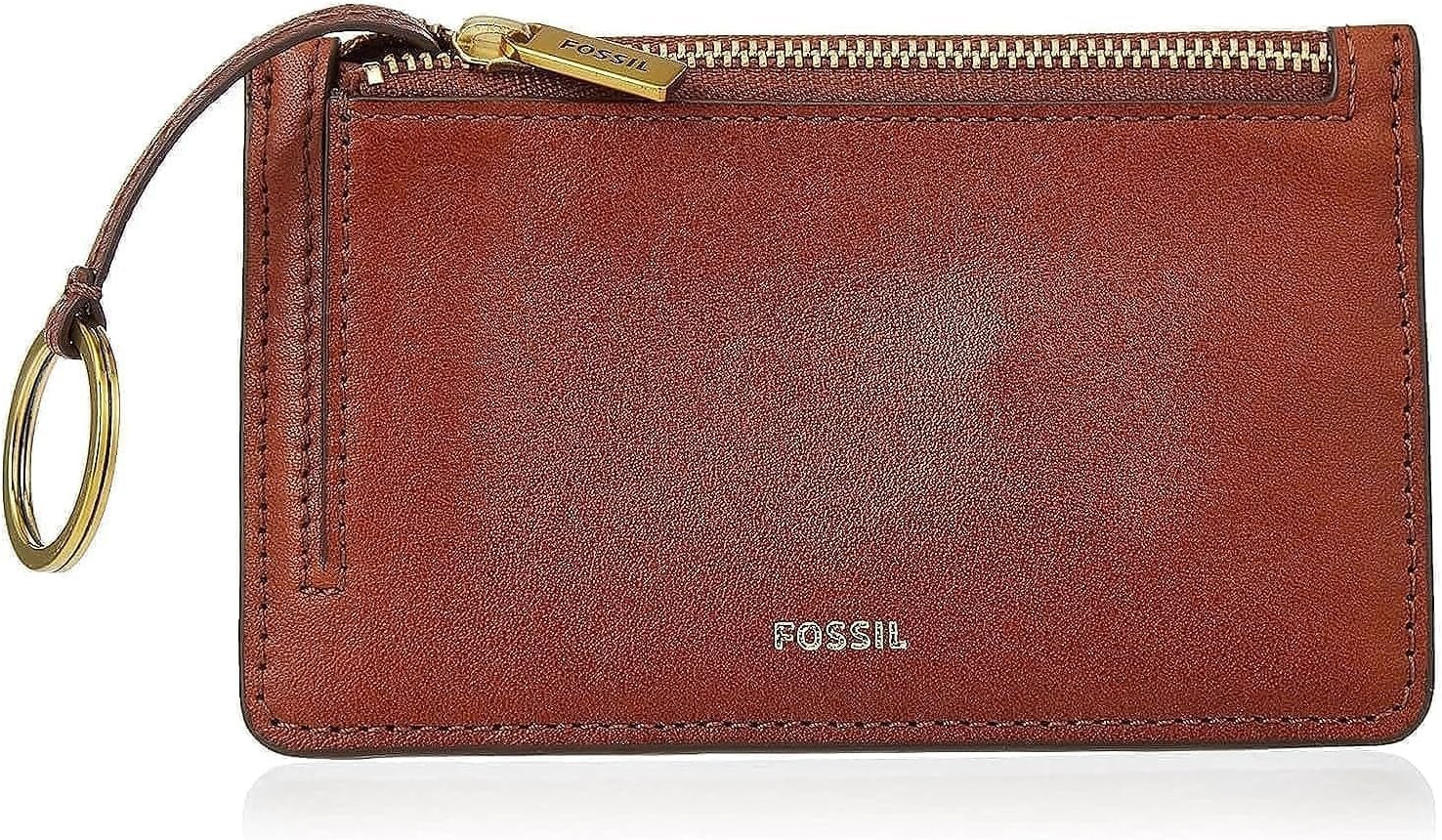 Portfel Fossil Logan z klapką damski Naty Shop brązowy