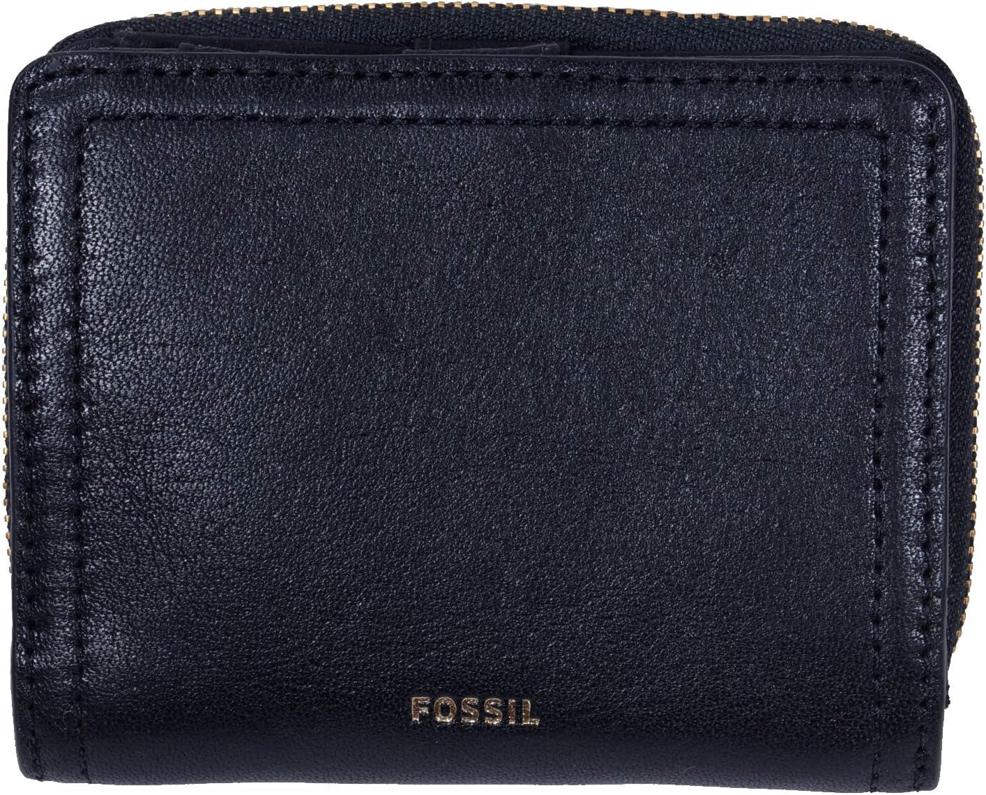 Fossil Damski portfel wielofunkcyjny Logan Naty Shop Czarny 11,1125 cm x 2,54 cm x 8,89 cm