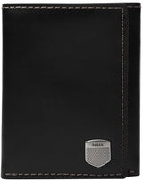 Fossil Męski portfel na karty Hayes Bifold Męski Naty Shop Czarny