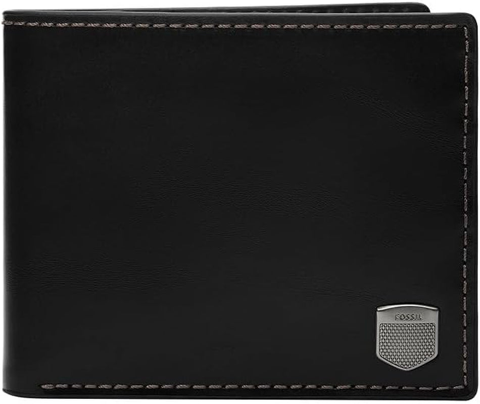 Fossil Męski portfel Hayes Bifold Portfel męski Naty Shop Black Ink