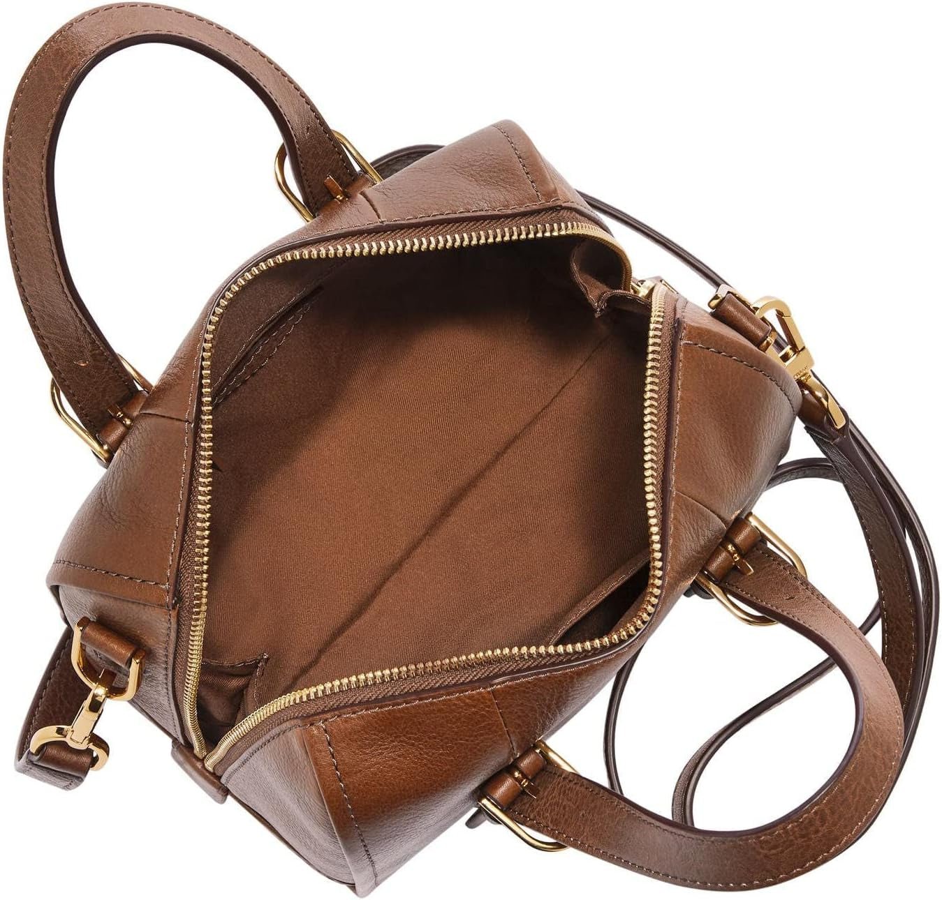Fossil Damska torebka skórzana Carlie Mini Satchel Torebki damskie Torby damskie Naty Shop