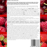 Liofilizowane owoce suszone Mieszanka czerwonych owoców | XL 300g Liofilizowane Truskawki Maliny Wiśnie Mieszanka Suszonych Owoców | Owoce Liofilizowane Truskawka Malina Wiśnia | ZingyZoo Produkty odwodnione Naty Shop