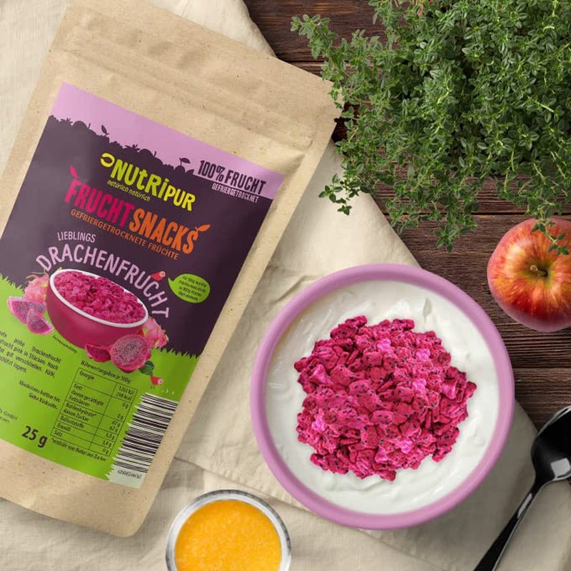 Smoczy owoc liofilizowany: 100g suszony owoc smoka - 100% owoców, pełny smak - owoc liofilizowany, bez dodatku cukru Produkty odwodnione Mój sklep