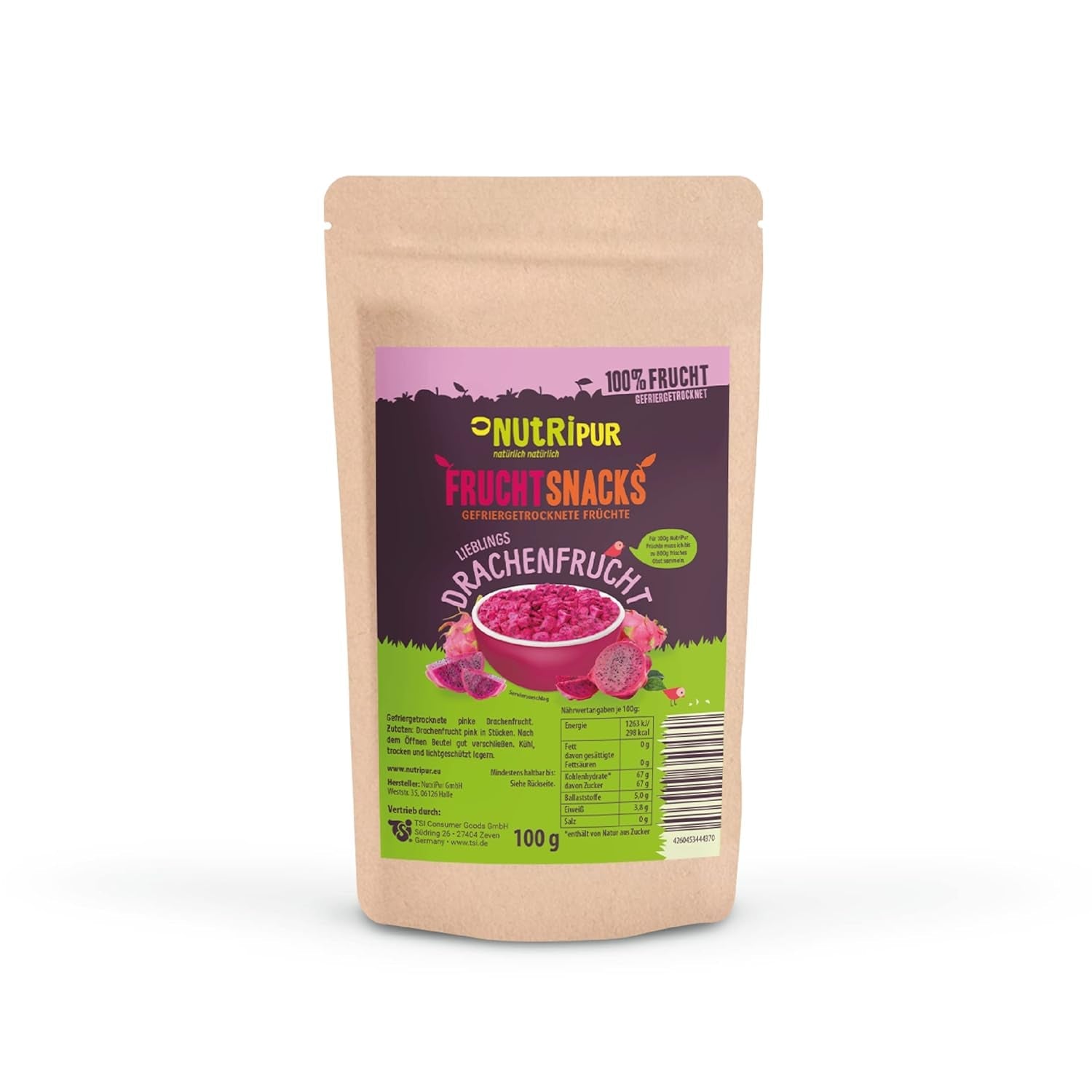 Smoczy owoc liofilizowany: 100g suszony owoc smoka - 100% owoców, pełny smak - owoc liofilizowany, bez dodatku cukru Produkty suszone Mój sklep Domyślny tytuł