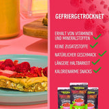 Owoce liofilizowane: 100g malin liofilizowanych do smoothie, musli, polewy do owsianek - jagody liofilizowane bez dodatku cukru - jagody liofilizowane - owoce od NutriPur Produkty odwodnione Naty Shop