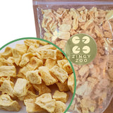 Owoce liofilizowane | Ananas 100% czysty Owoce liofilizowane Ananas liofilizowany | Owoce liofilizowane bez dodatku cukru | Chrupiący ananas liofilizowany - aromatyczny - pyszne ZingyZoo Produkty suszone Naty Shop 300G