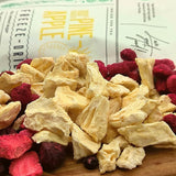 Owoce liofilizowane | Ananas 100% czysty Owoce liofilizowane Ananas liofilizowany | Owoce liofilizowane bez dodatku cukru | Chrupiący ananas liofilizowany - aromatyczny - pyszne ZingyZoo Produkty suszone Naty Shop