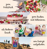 Owoce liofilizowane BRIX | Naturalna mieszanka suszonych owoców 80 g | Nagroda Great Taste dla suszonych owoców | Bez GMO, bezglutenowe, wegańskie, z witaminami Naty Shop Produkty suszone