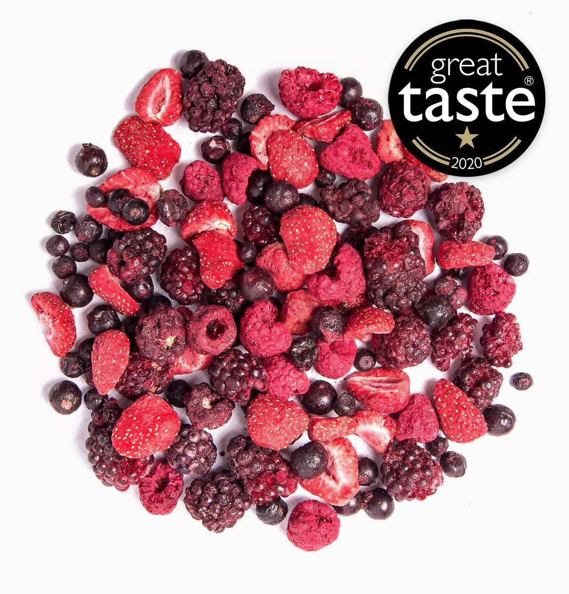 Owoce liofilizowane BRIX | Naturalna mieszanka suszonych owoców 80 g | Nagroda Great Taste dla suszonych owoców | Bez GMO, bezglutenowe, wegańskie, z witaminami Naty Shop Produkty suszone