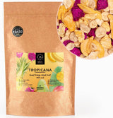Owoce liofilizowane BRIX | Naturalna, sucha mieszanka owoców tropikalnych 80 g | Nagroda Great Taste dla suszonych owoców | Bez GMO, bezglutenowe, wegańskie, z zachowaniem witamin Naty Shop Produkty suszone Domyślny tytuł