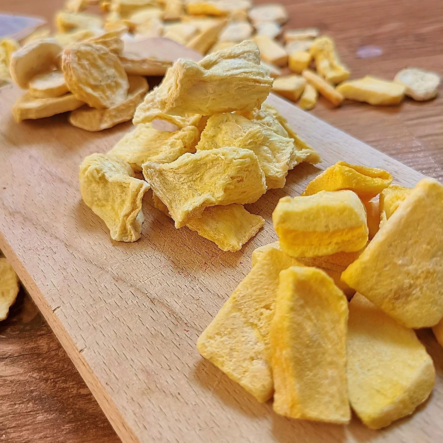 Owoce liofilizowane Mieszanka owoców tropikalnych | XL 350g Liofilizowany Ananas Mango Banan Mieszanka owoców liofilizowanych | Owoce liofilizowane Ananas Banan Mango Mieszanka suszonych owoców | ZingyZoo Produkty odwodnione Naty Shop