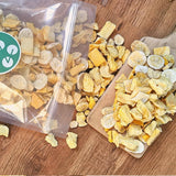Owoce liofilizowane Mieszanka owoców tropikalnych | XL 350g Liofilizowany Ananas Mango Banan Mieszanka owoców liofilizowanych | Owoce liofilizowane Ananas Banan Mango Mieszanka suszonych owoców | ZingyZoo Produkty odwodnione Naty Shop