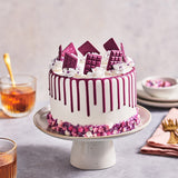 FunCakes Choco Drip Royal Purple: Pyszny smak, Łatwy w użyciu, Idealny do drip cake, Smak czekoladowy drip. Opakowanie z możliwością wielokrotnego zamykania 180 g. Pasta cukrowa Naty Shop