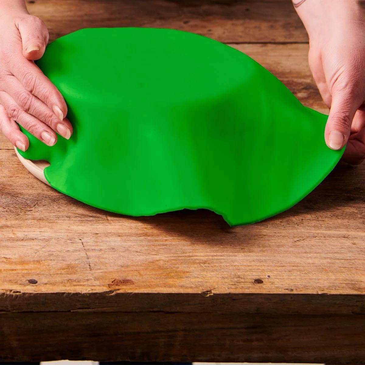 FunCakes Spring Greens Rolled Fondant Disc: Pyszny smak wanilii, już zwinięty, łatwy w użyciu, idealny do dekoracji ciast, 430g Naty Shop Sugarpaste
