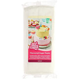 Fondant o smaku cytrynowym FunCakes: Pyszny smak, gładka konsystencja, łatwy do rozsmarowania, fondant w rolce, idealny do ciast, babeczek i ciasteczek. Halal, koszerne i bezglutenowe. 250 g (opakowanie 3 szt.) Naty Shop Pasta cukrowa 1 kg Cytryna