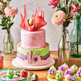 Fondant w rolce FunCakes w kolorze limonkowo-zielonym: Łatwy w użyciu, gładki, elastyczny, miękki i giętki, idealny do dekoracji ciast, halal, koszerny i bezglutenowy, 250g Naty Shop Pasta cukrowa