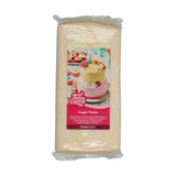 FunCakes Roll Fondant Elegant Ivory: Łatwy w użyciu, gładki, elastyczny, miękki i giętki, idealny do dekoracji ciast, halal, koszerny i bezglutenowy. 1 kg Naty Shop Domyślny tytuł pasty cukrowej
