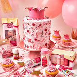 FunCakes Roll Fondant Hot Pink: Łatwy w użyciu, gładki, elastyczny, miękki i giętki, idealny do dekoracji ciast. Bezglutenowe. 1 kg Pasta cukrowa Naty Shop