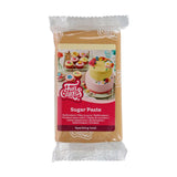 FunCakes Sparkling Gold Fondant w rolce: łatwy w użyciu, gładki, elastyczny, miękki i giętki, idealny do dekorowania ciast, halal, koszerny i bezglutenowy. 250 g Pasta cukrowa Naty Shop Default Title