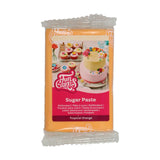 Fondant laminowany FunCakes Tropical Orange: łatwy w użyciu, gładki, elastyczny, miękki i zginający się, idealny do dekorowania ciast, halal, koszerny i bezglutenowy, 250g Domyślny tytuł sklepu Naty Shop Pasta cukrowa