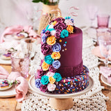 Fondant laminowany FunCakes Tropical Orange: łatwy w użyciu, gładki, elastyczny, miękki i zginający się, idealny do dekoracji ciast, halal, koszerny i bezglutenowy, 250g Naty Shop pasta cukrowa