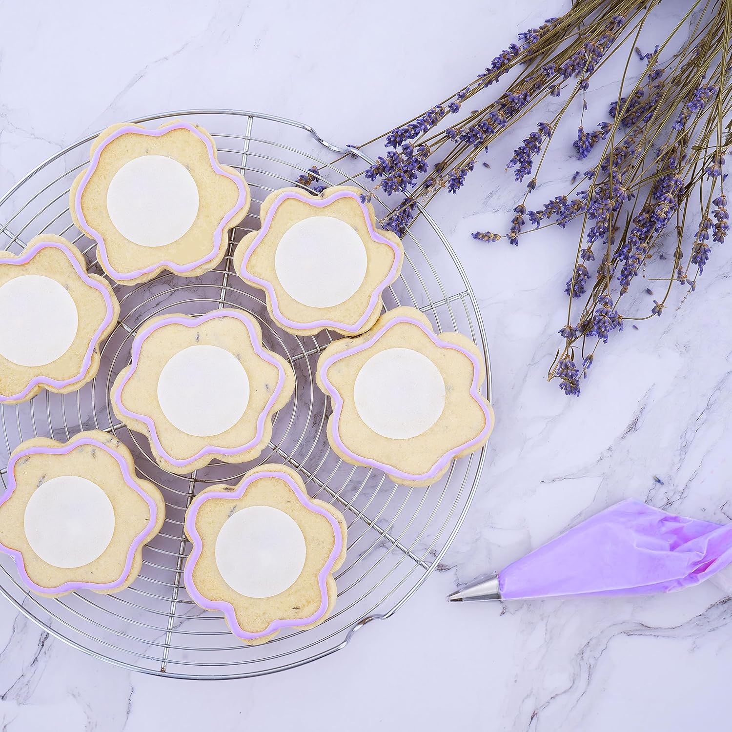 Günthart BackDecor Royal Icing Wiaderko z 300g proszku do dekoracji ciast lub jako polewy, 1 opakowanie (300g) Pasta cukrowa Naty Shop