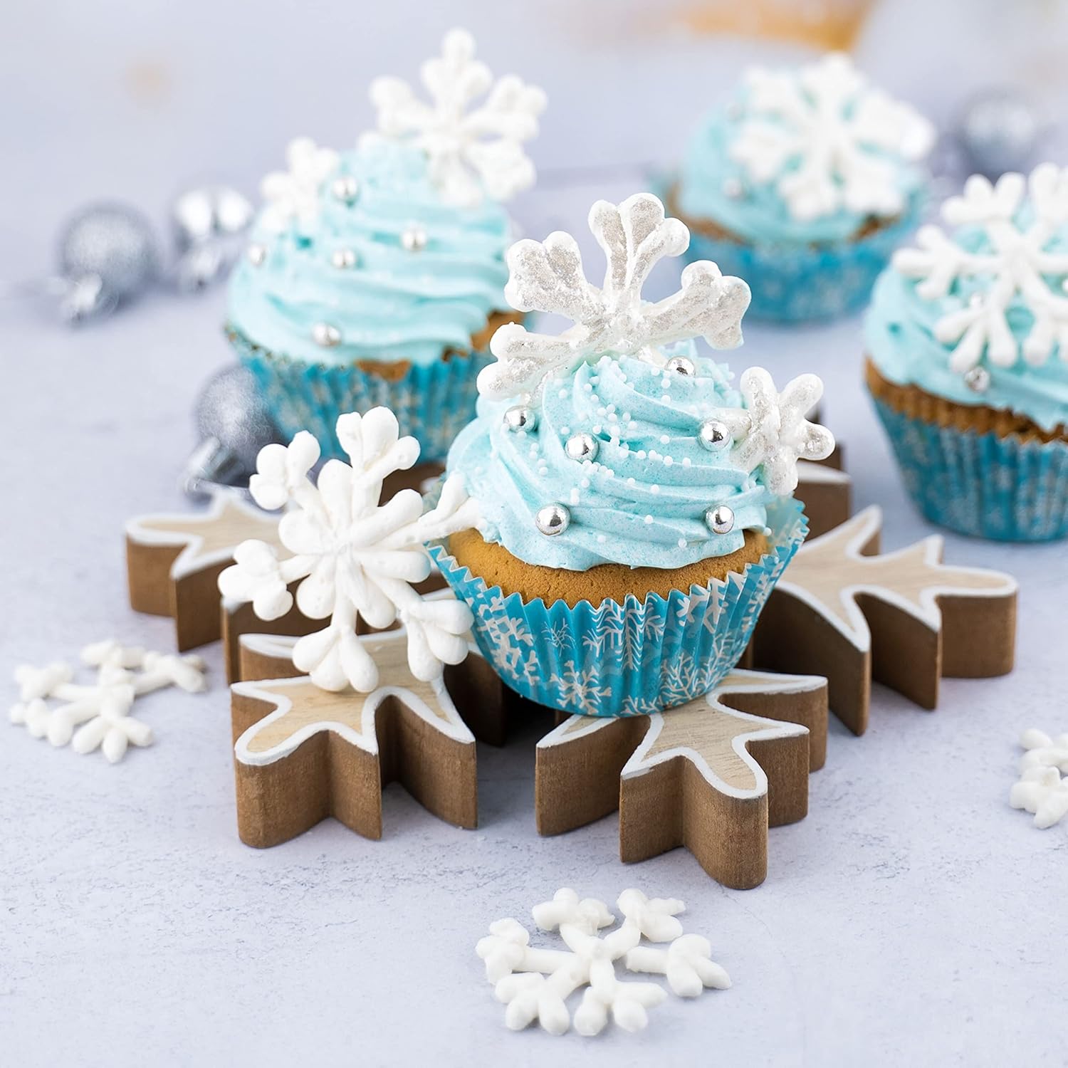 Günthart BackDecor Royal Icing Wiaderko z 300g proszku do dekoracji ciast lub jako polewy, 1 opakowanie (300g) Pasta cukrowa Naty Shop
