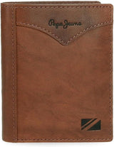 Pepe Jeans Jacket Pionowy portfel z torebką, portfel męski w jednym rozmiarze Naty Shop Brown