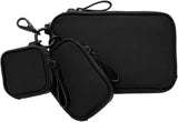 Męska torba podróżna Fossil Tech Trio 17,78 cm dł. x 3,175 cm szer. x 12,065 cm wys. Portfel męski Naty Shop czarny
