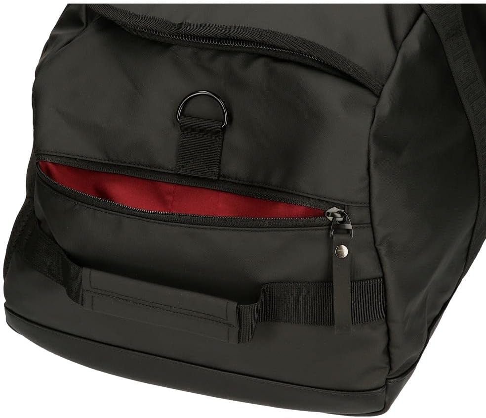Pepe Jeans Torba podróżna Hoxton, czarna, 56 x 32 x 25,5 cm, poliester i PU, wielokolorowa (wielokolorowa), wyjątkowa, torba podróżna Bagaż i sprzęt podróżny Naty Shop