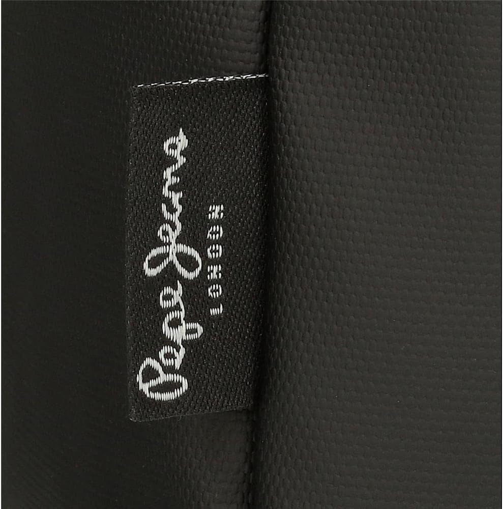 Pepe Jeans Torba podróżna Hoxton, czarna, 56 x 32 x 25,5 cm, poliester i PU, wielokolorowa (wielokolorowa), wyjątkowa, torba podróżna Bagaż i sprzęt podróżny Naty Shop