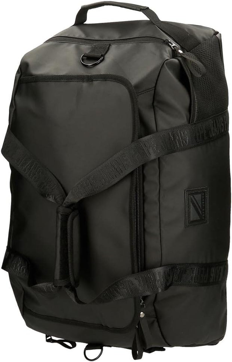 Pepe Jeans Torba podróżna Hoxton, czarna, 56 x 32 x 25,5 cm, poliester i PU, wielokolorowa (wielokolorowa), wyjątkowa, torba podróżna Bagaż i sprzęt podróżny Naty Shop