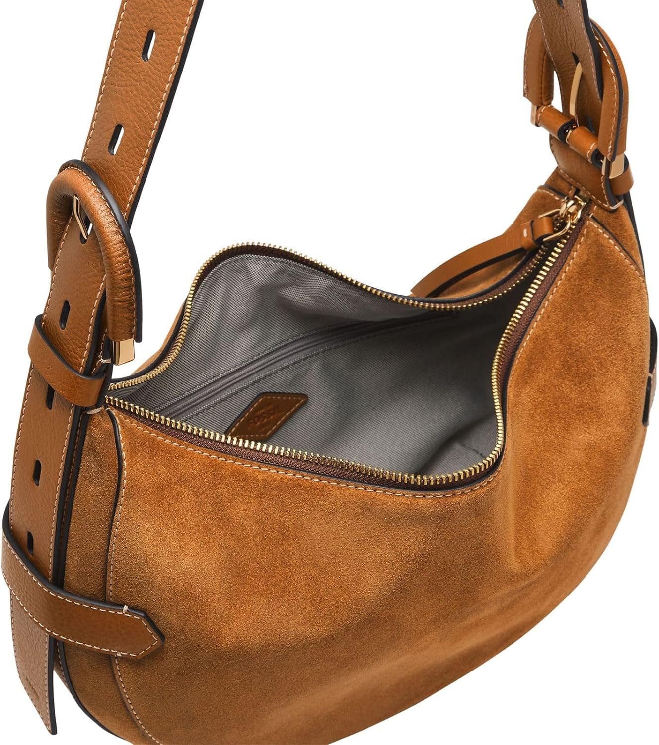 Torba damska Fossil Harwell, włoska skóra bydlęca Hobo, dł.: 30,5 cm, szer.: 8,9 cm, wys.: 20,3 cm, ZB1919216 Torby damskie Naty Shop