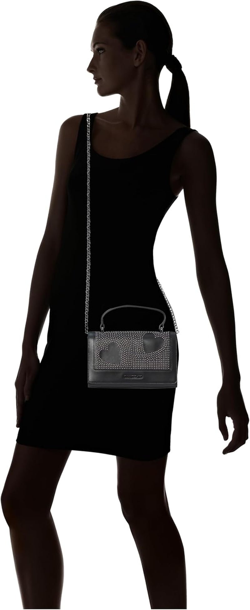 Torba damska Love Moschino, czarne torby damskie Naty Shop