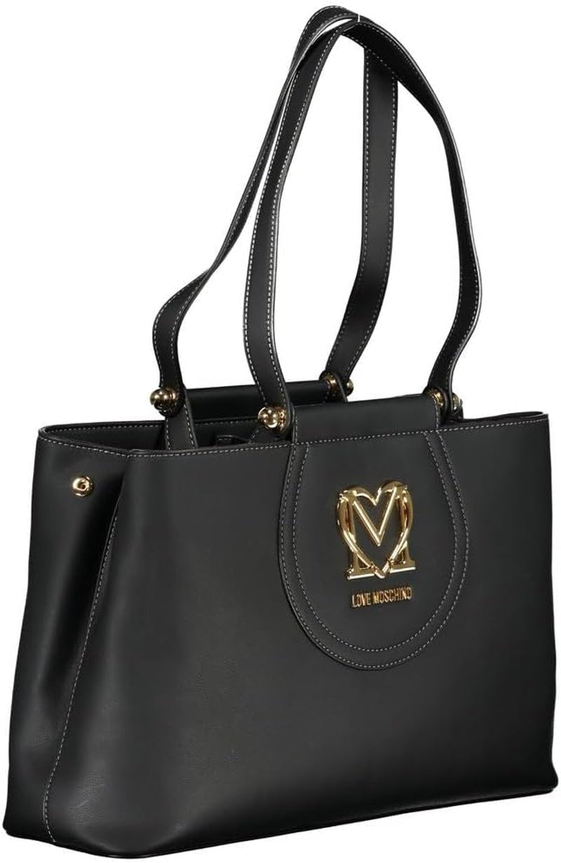 Torba damska Love Moschino, czarne torby damskie Naty Shop