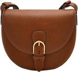 Fossil Everleigh Torebka ze skóry lub bawełny dla kobiet Torby Damskie Naty Shop Ash Brown