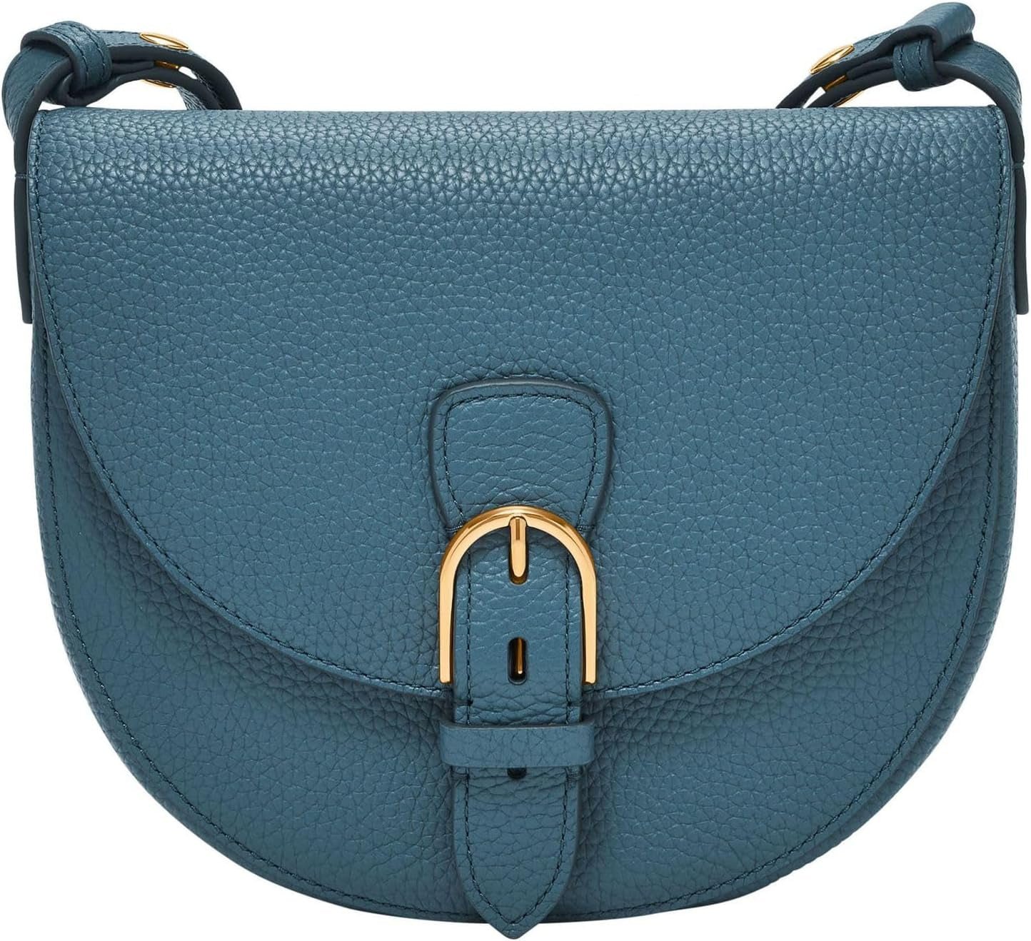 Fossil Everleigh Torebka ze skóry lub bawełny dla kobiet Torby Damskie Naty Shop Steel Blue