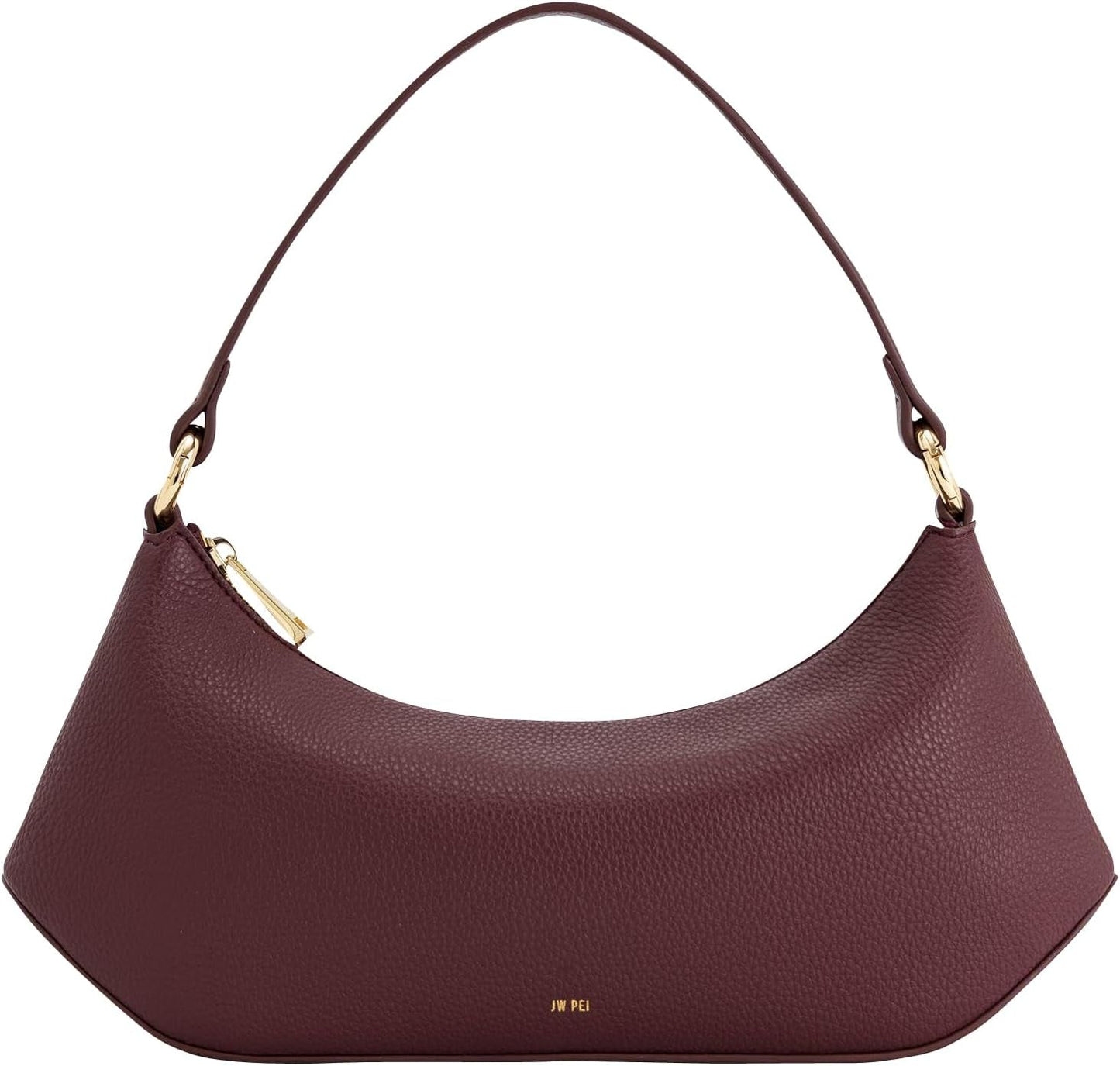 JW PEI Lily Damska torba na ramię Naty Shop Torby damskie Ciemnoczerwone wino