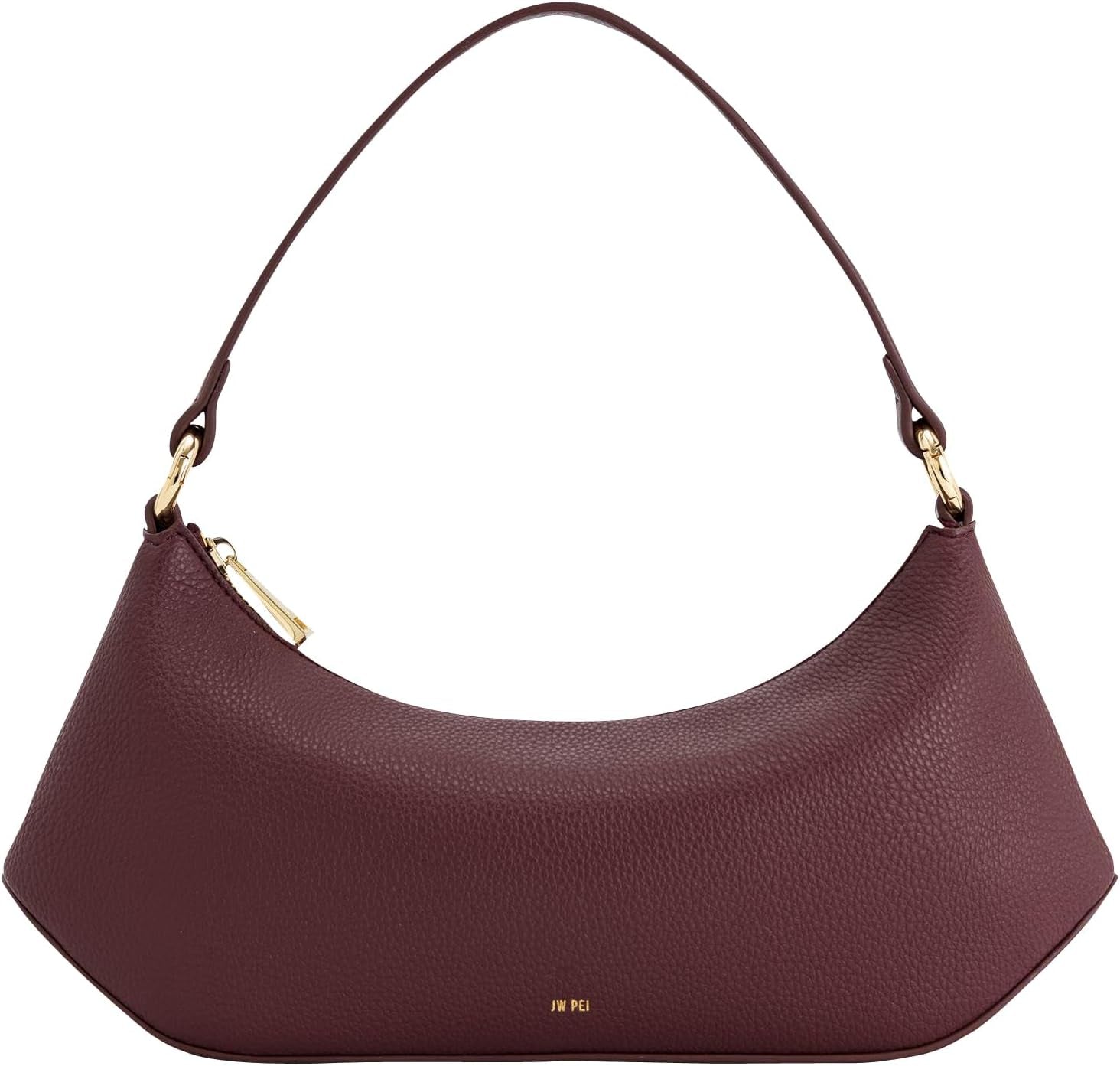 JW PEI Lily Damska torba na ramię Naty Shop Torby damskie Ciemnoczerwone wino