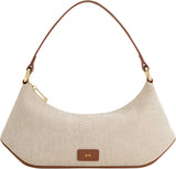 Damska torba na ramię JW PEI Lily Bags Women Naty Shop Brązowe płótno
