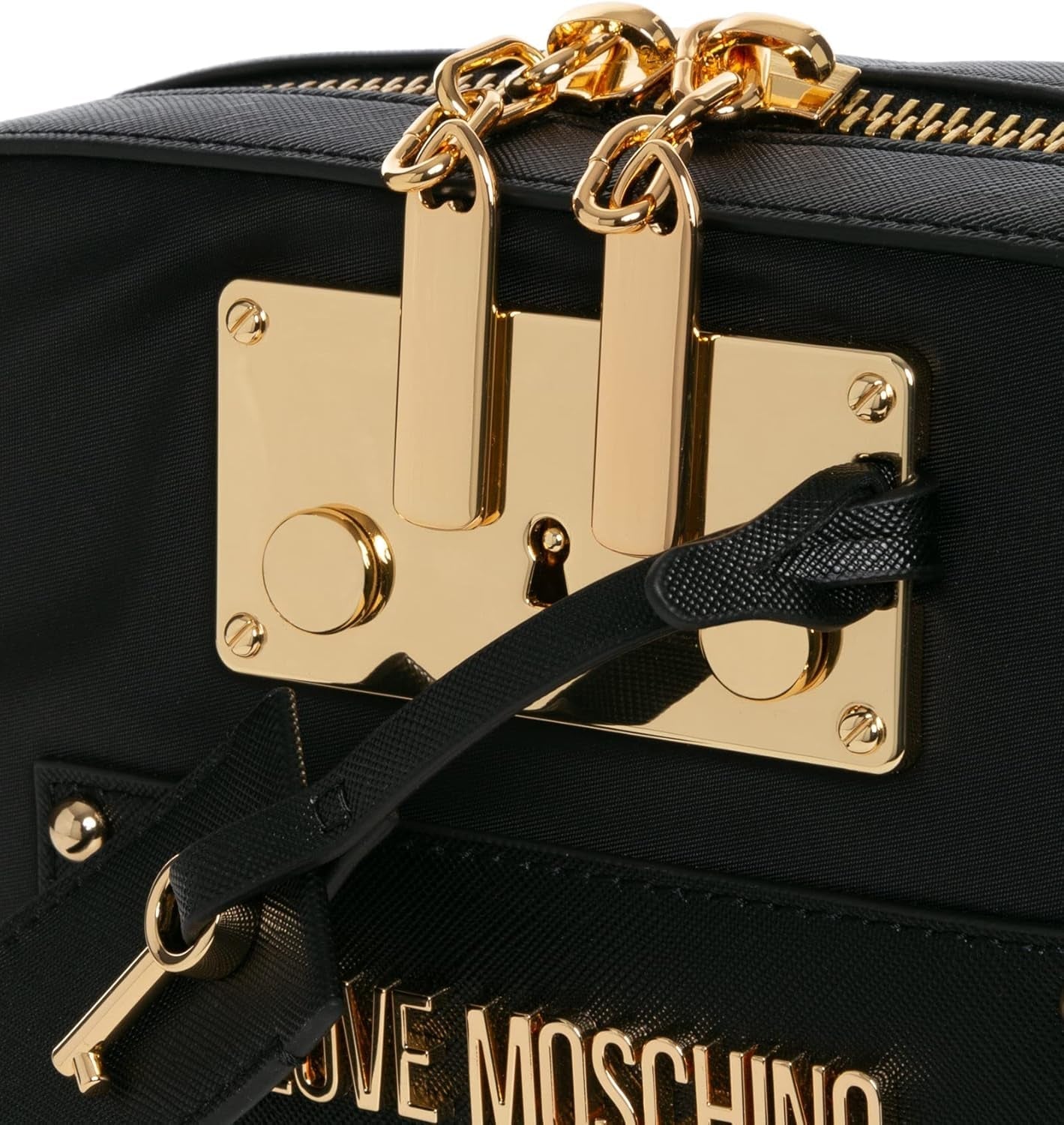 Damska torba na ramię Love Moschino Czarne torebki damskie Naty Shop