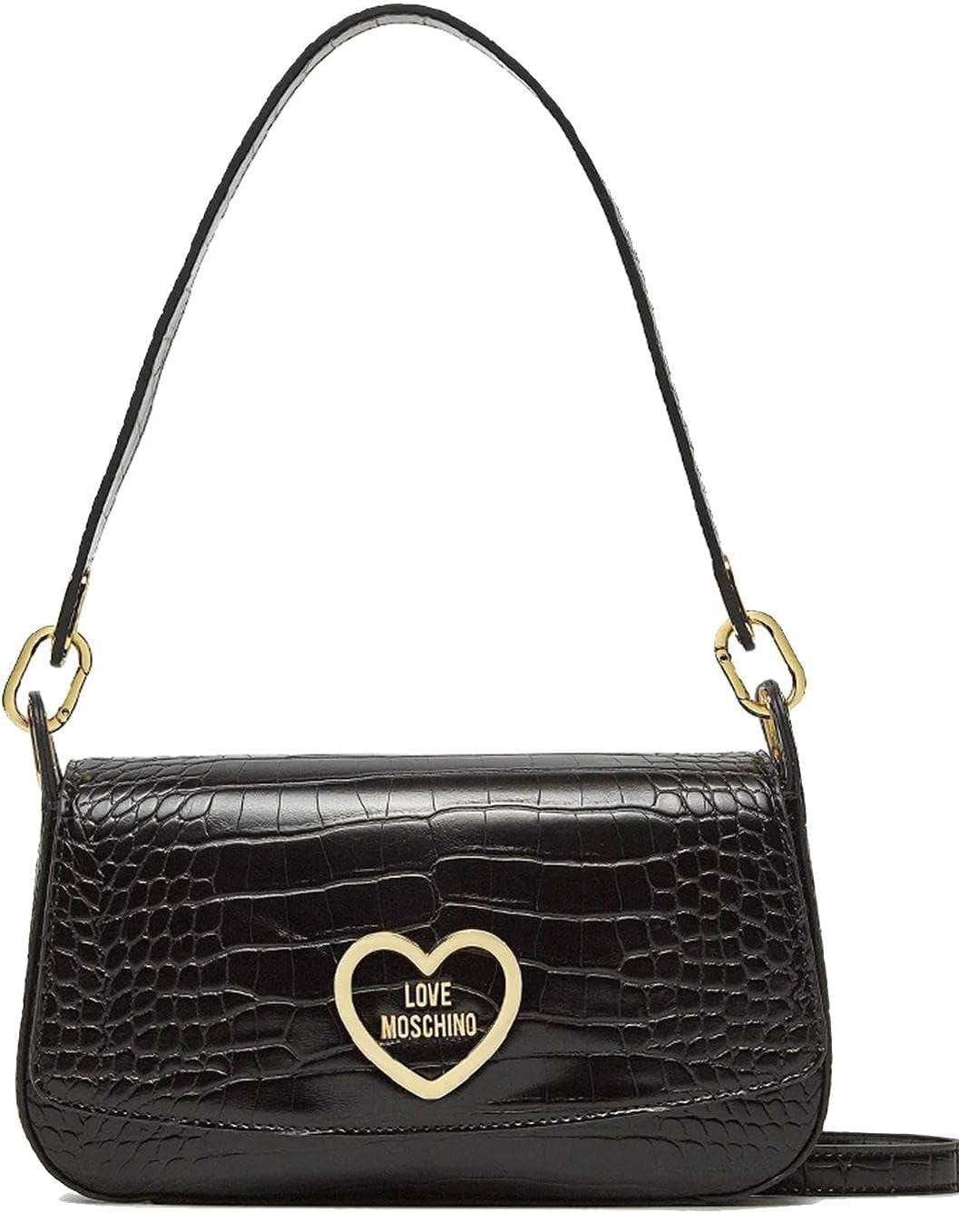 Love Moschino Damska torba na ramię Czarne torby damskie Naty Shop Domyślny tytuł