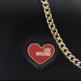 Damska torba na ramię Love Moschino, czarne torby damskie Naty Shop