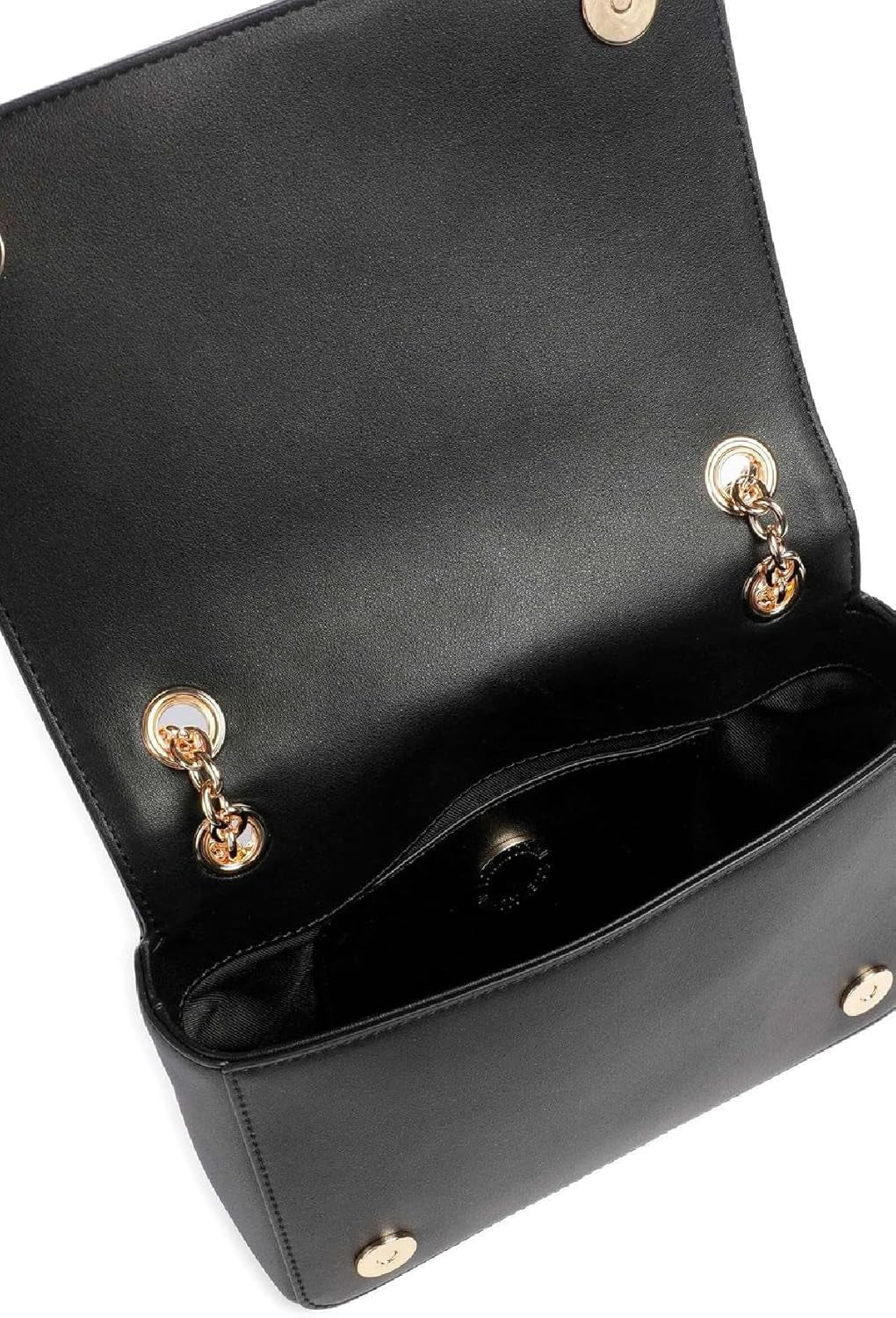 Damska torba na ramię Love Moschino, czarna torba na ramię, czarne torby damskie Naty Shop