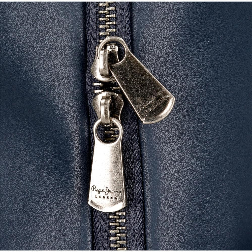 Torba podróżna Pepe Jeans Celine, niebieska, 40 x 25 x 20 cm, poliester, z detalami ze sztucznej skóry, 20 l, marki Joumma Bags, niebieska, torba podróżna, bagaż i sprzęt podróżny Naty Shop