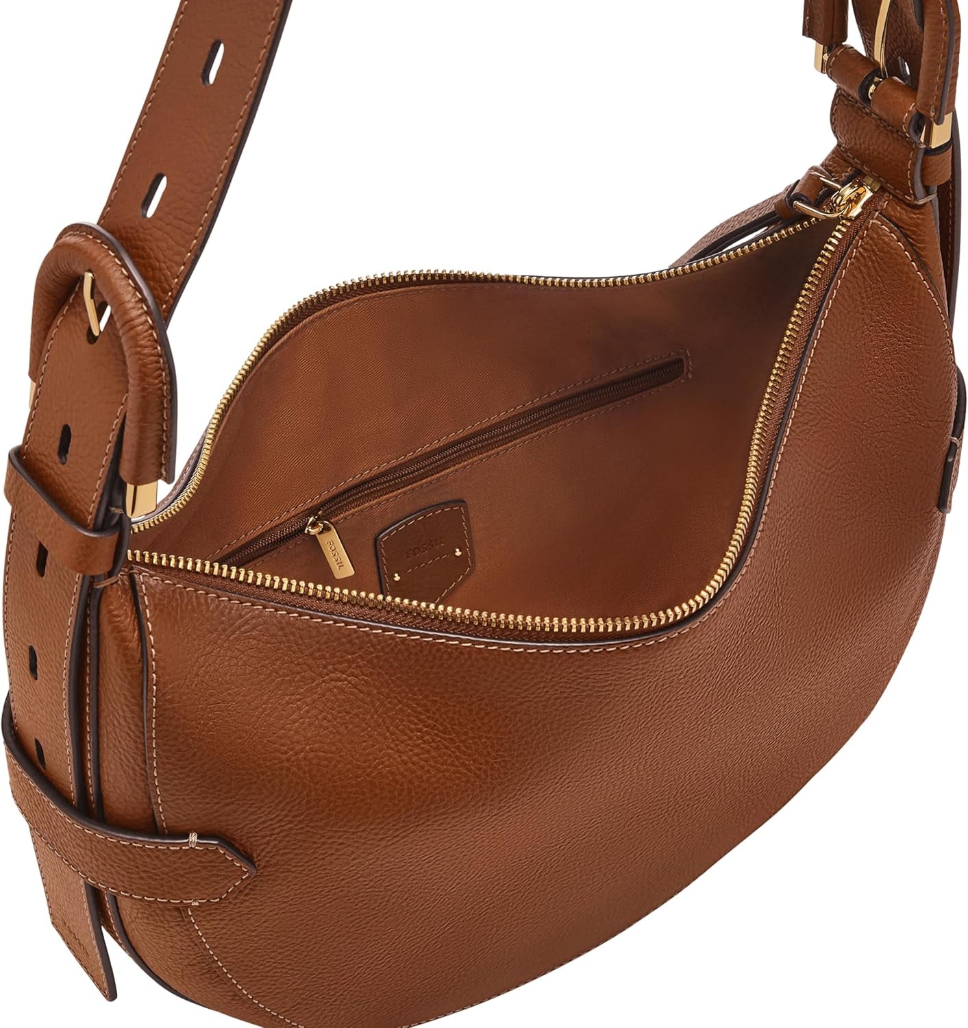 Torba damska Fossil - Harwell Eco Leather Hobo, ZB1847200 - 30,5 cm dł. x 8,9 cm szer. x 20,3 cm wys. Torby damskie Naty Shop