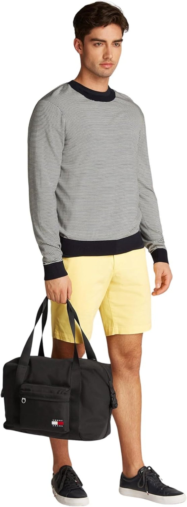 Męska torba sportowa Tommy Jeans Daily Weekender, czarna, bagaż i sprzęt podróżny w jednym rozmiarze Naty Shop