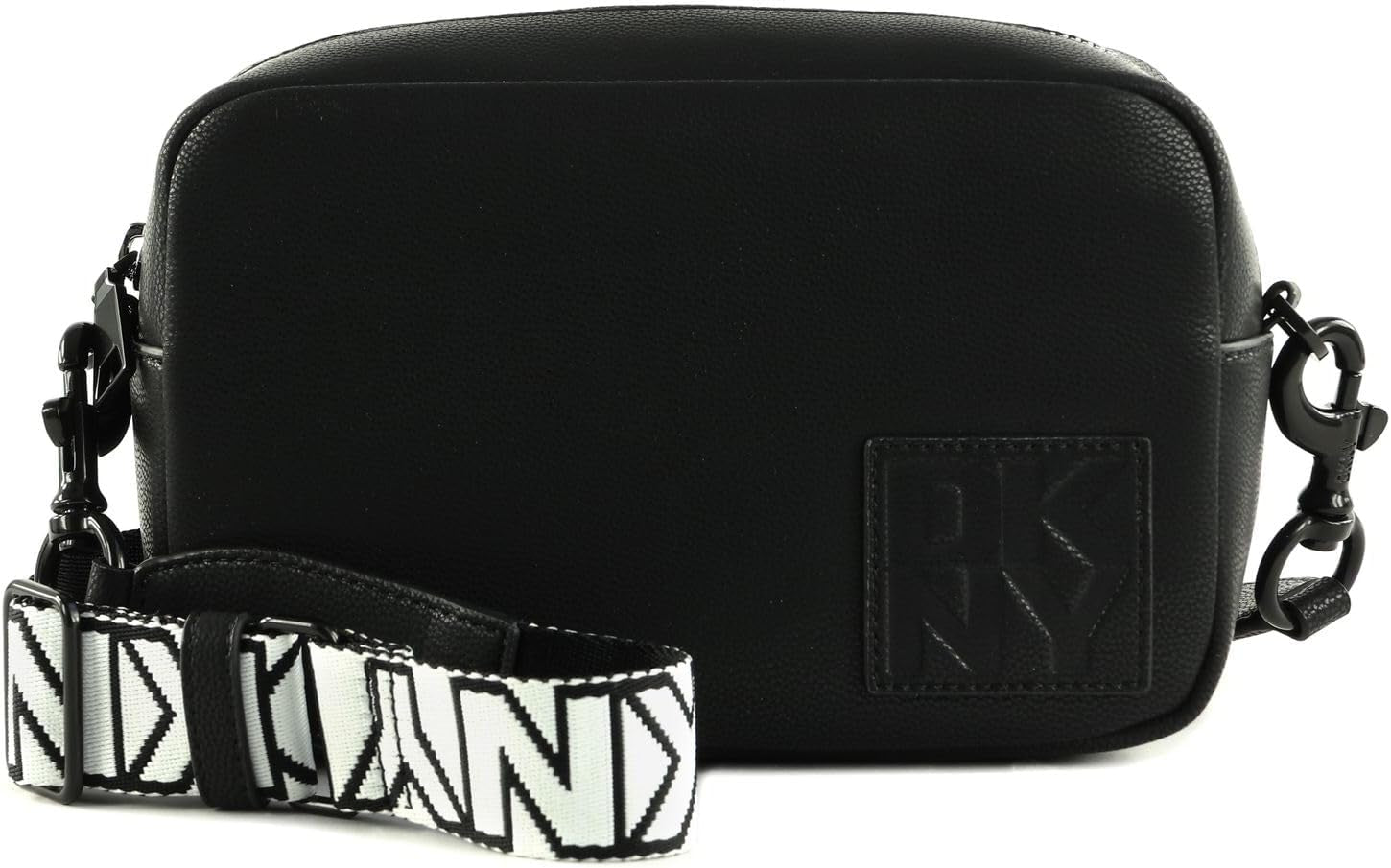 Damska torba na aparat DKNY na co dzień, damska Naty Shop czarna/czarna